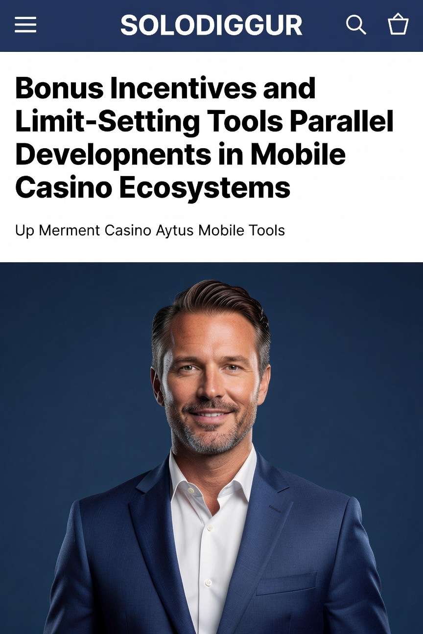 Mobile casino interface displaying bonus offers alongside deposit limit settings on a smartphone screen