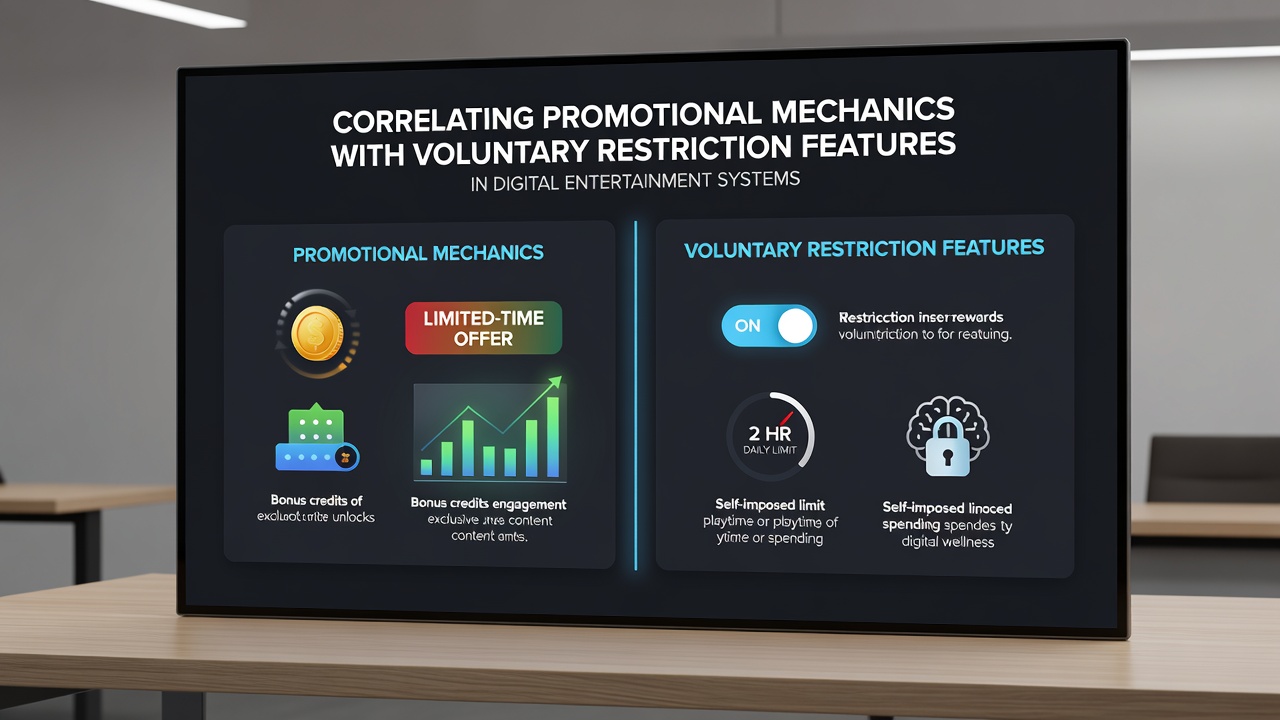 Analytics dashboard displaying correlation between bonus redemptions and self-imposed spending limits