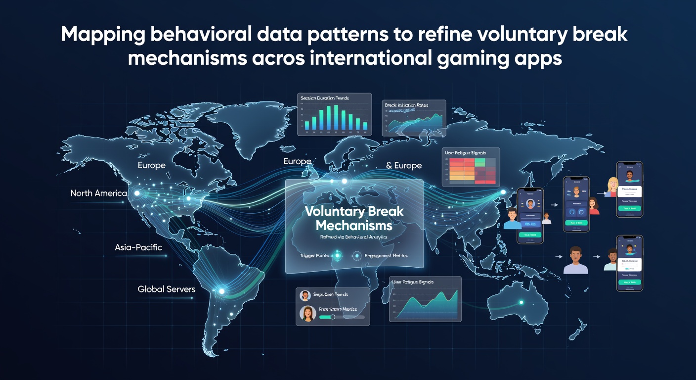 Dashboard showing behavioral data patterns and user engagement metrics in gaming applications